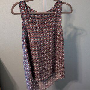 Halogen Scoop Neck Woven Tank